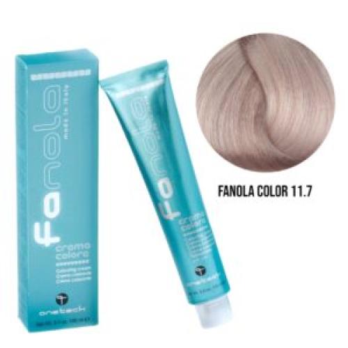 Επαγγελματική Βαφή Μαλλιών – 100ml / Fanola Color 11.7 – Ξανθό Σούπερ Πλατινέ Ιριζέ