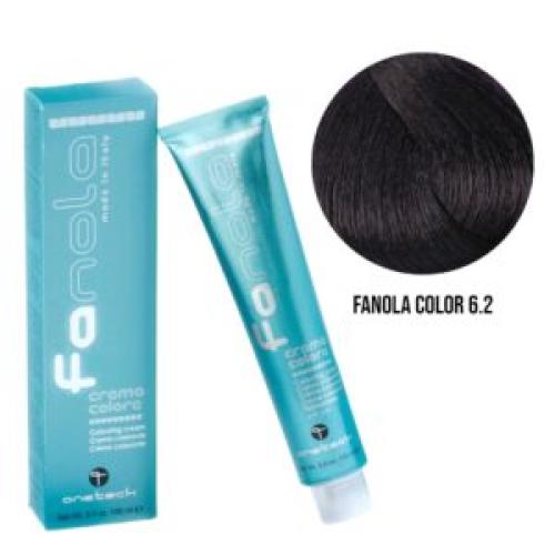 Επαγγελματική Βαφή Μαλλιών – 100ml / Fanola Color 6.2 – Ξανθό Σκούρο βιολέ