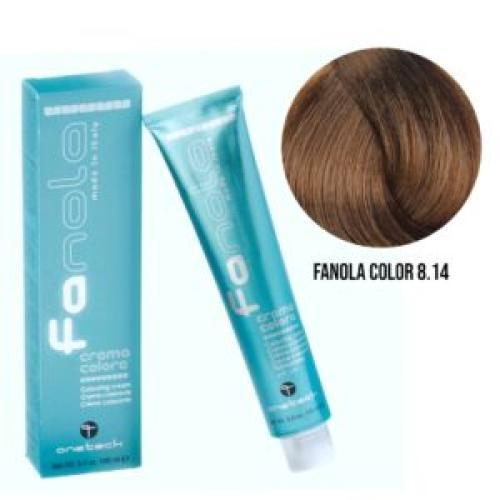 Επαγγελματική Βαφή Μαλλιών – 100ml / Fanola Color 8.14 – Κακάο