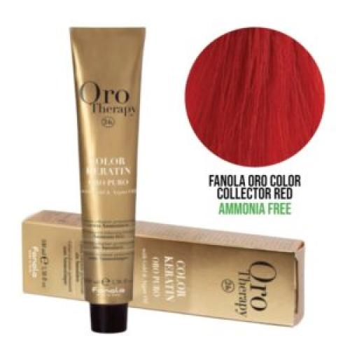 Επαγγελματική Βαφή Μαλλιών χωρίς Αμμωνία – 100ml / Fanola Oro Color Corrector – Red (Κόκκινο)