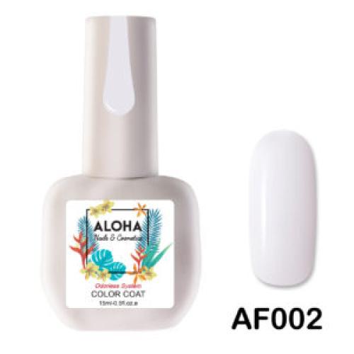 Ημιμόνιμο βερνίκι ALOHA 15ml – Χρώμα: AF 002 (French Natural Beige/Φυσικό μπεζ γαλλικού διάφανο)