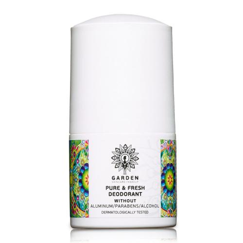 Pure & Fresh Deodorant – Unisex αποσμητικό σε Roll-on, χωρίς αλουμίνιο & οινόπνευμα 50ml / Garden Skincare+Makeup