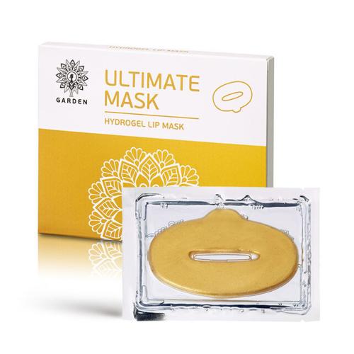 Ultimate Hydrogel Lip Mask – Μάσκα χειλιών – επίθεµα υδρογέλης µε χρυσό 2 τμχ. / Garden Skincare+Makeup