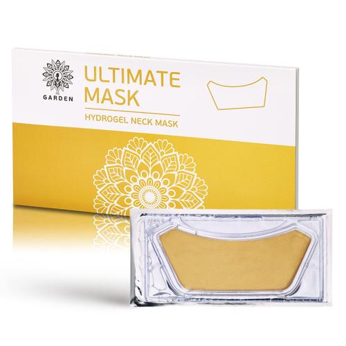 Ultimate Hydrogel Neck Mask – Μάσκα λαιµού – επίθεµα υδρογέλης µε χρυσό 2 τμχ. / Garden Skincare+Makeup