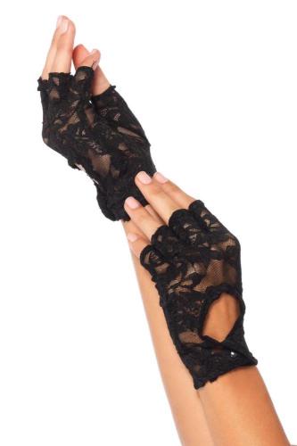 Γάντια - Leg Avenue Lace Keyhole Gloves Μαύρα LG2724