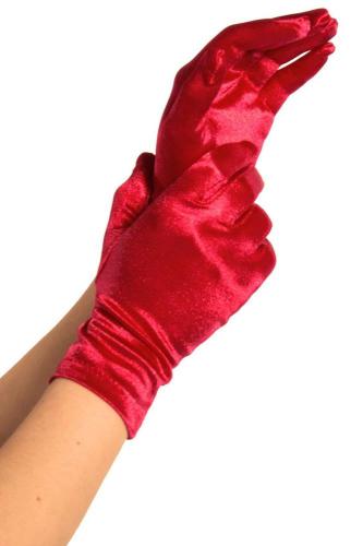 Γάντια - Leg Avenue Wrist Length Satin Gloves Κόκκινα LG-2B-Red