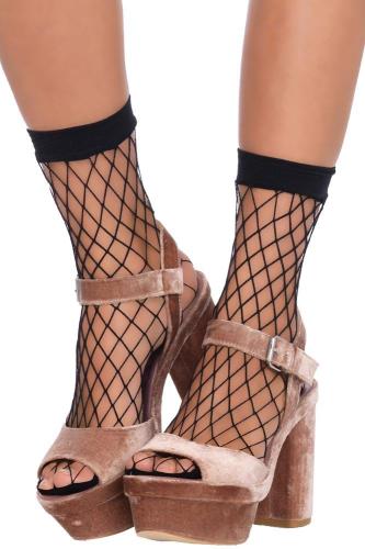 Κάλτσες δίχτυ σε μαύρο χρώμα - LG3043
