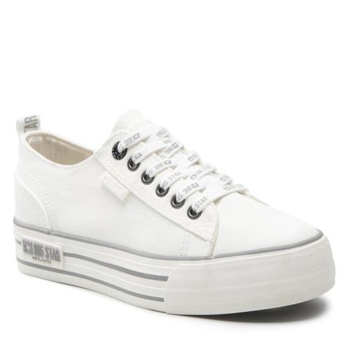 Πάνινα παπούτσια Big Star Shoes KK274012 White