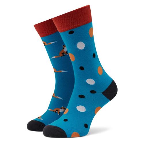 Κάλτσες Ψηλές Unisex Funny Socks Fox SM1/10 Μπλε