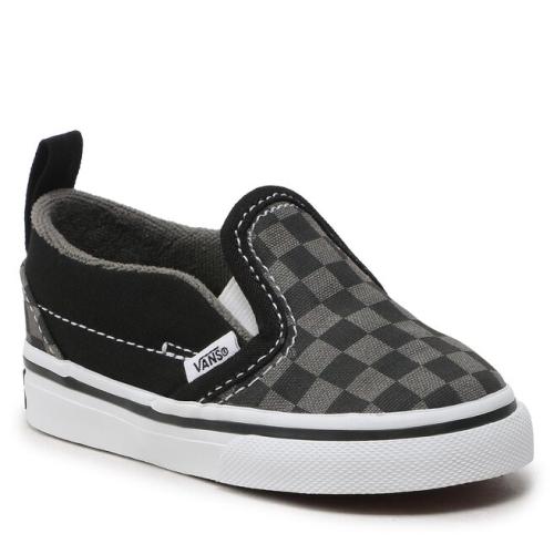 Πάνινα παπούτσια Vans Slip-On V VN0A3488EO01 (Checkerboard) Blk/Pewter