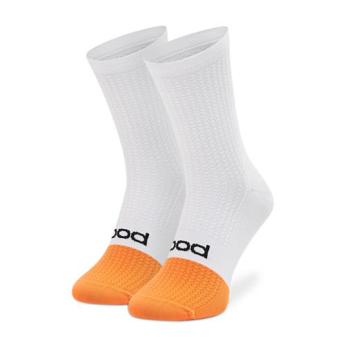 Κάλτσες Ψηλές Unisex POC Flair 651478042 Hydrogen White/Zink Orange