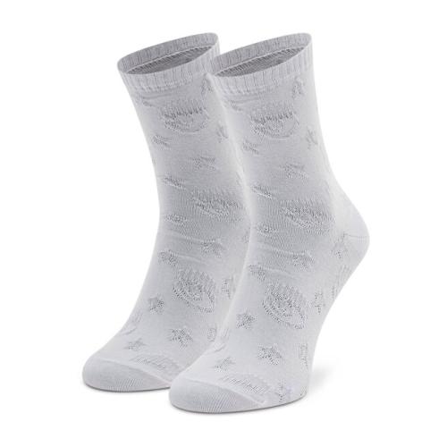 Κάλτσες Ψηλές Γυναικείες Chiara Ferragni 73SB0J25 Bright White 007