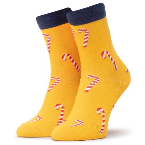 Κάλτσες Ψηλές Unisex Dots Socks DTS-SX-484-Y Κίτρινο