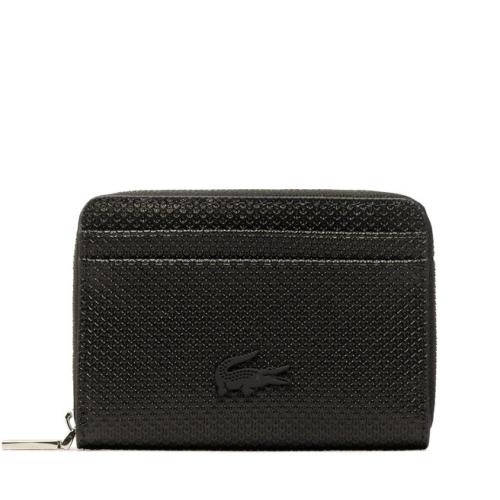Μικρό Πορτοφόλι Γυναικείο Lacoste Xs Zip Coin Wallet NF3855KL Noir 000