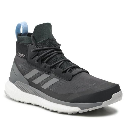 Παπούτσια adidas Terrex Free Hiker Gtx W GORE-TEX G28464 Carbon/Grey Four/Glow Blue