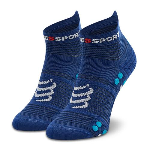 Κάλτσες Ψηλές Unisex Compressport Pro Racing Socks V4.0 Run Low XU00047B_533 Sodalite/Fluo Blue