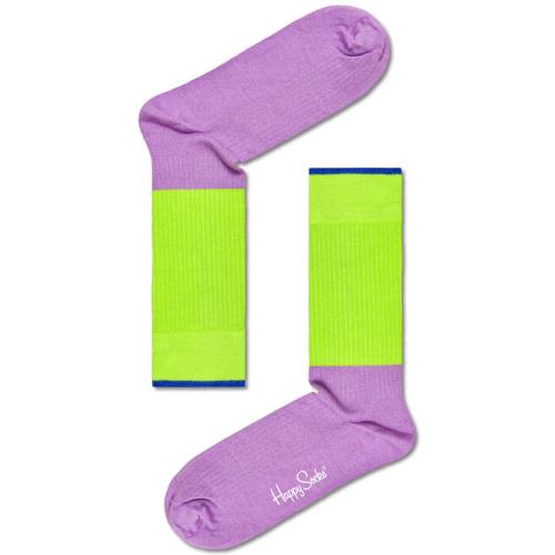 Σετ 2 ζευγάρια ψηλές κάλτσες unisex Happy Socks XZIP02-0200 Έγχρωμο
