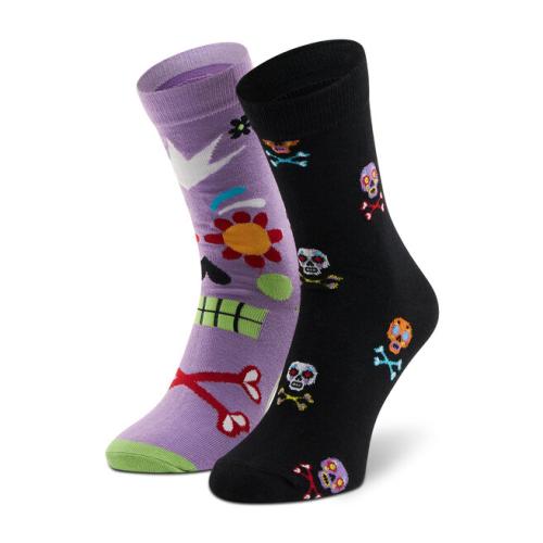 Κάλτσες Ψηλές Unisex Dots Socks DTS-SX-486-X Μωβ