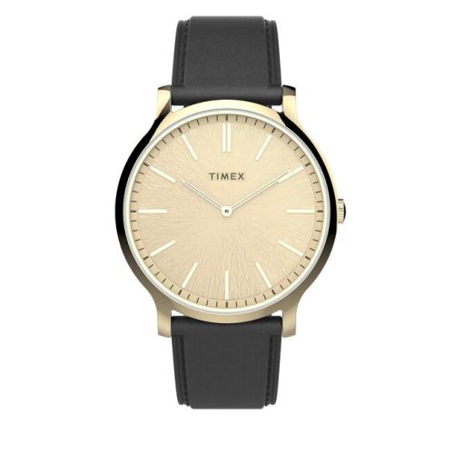 Ρολόι Timex City TW2V43500 Black/Gold