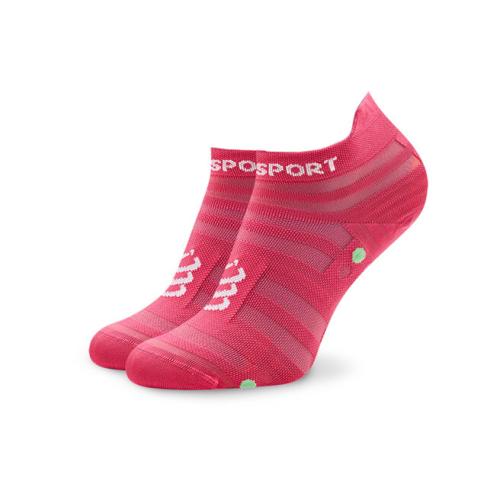 Κάλτσες Κοντές Unisex Compressport Pro Racing Socks v4.0 Ultralight Run Low XU00051B Hot Pink/Summer Green 379
