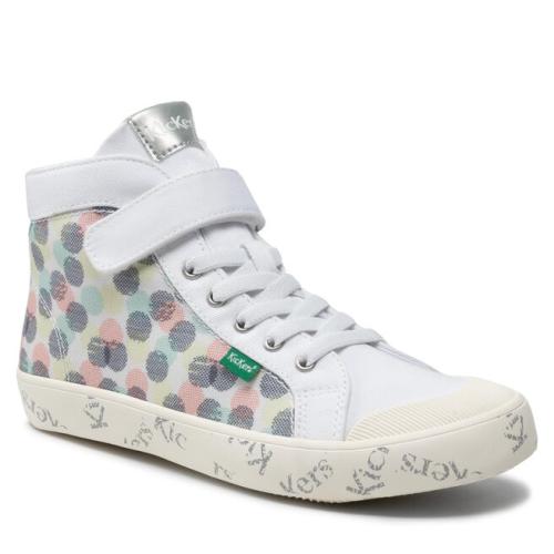 Sneakers Kickers Godup 858435-30 D Blanc Pois Multico 33