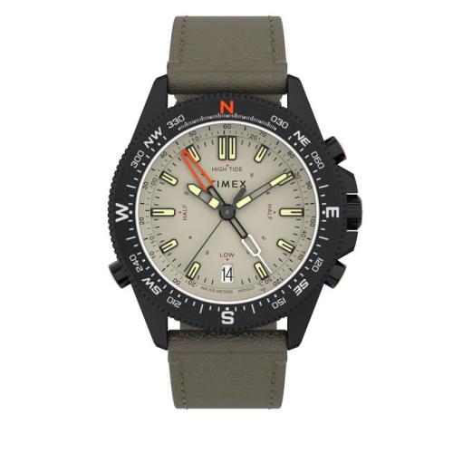 Ρολόι Timex Tide-Temp-Compass 43mm Eco-Friendly Strap TW2V21800 Blac/Grey