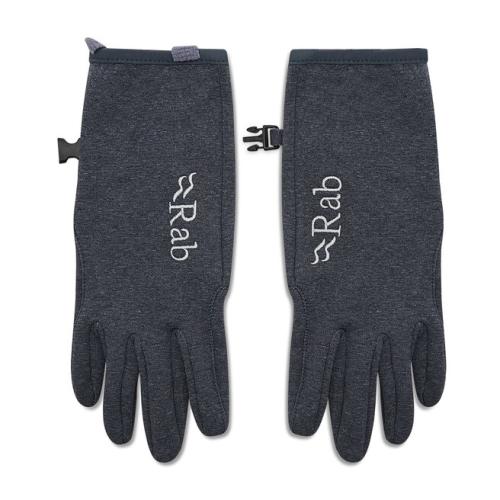 Γάντια Ανδρικά Rab Geon Gloves QAJ-01-BL-S Black/Steel Marl