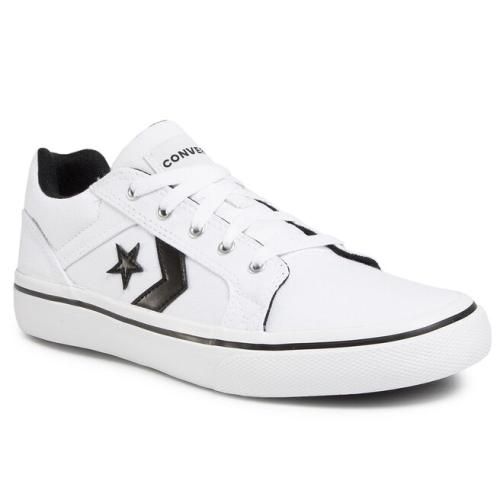 Πάνινα παπούτσια Converse El Distrito 2.0 Ox 167007C White/Black/White