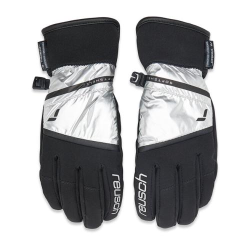 Γάντια για σκι Reusch Tessa Stormbloxx 6231138 Black/Shiny Silver 7024