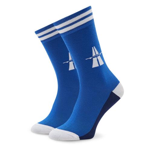 Κάλτσες Ψηλές Unisex Stereo Socks Zhe Highway Μπλε