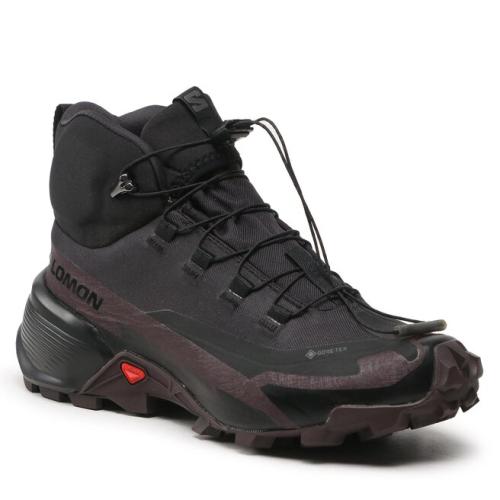 Παπούτσια πεζοπορίας Salomon Cross Hike Mid Gtx 2 W GORE-TEX L41731000 Black/Chocolate Plum/Black