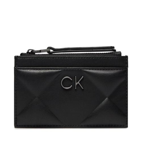Θήκη πιστωτικών καρτών Calvin Klein Re-Lock Quilt Cardholder K60K611372 Ck Black BEH