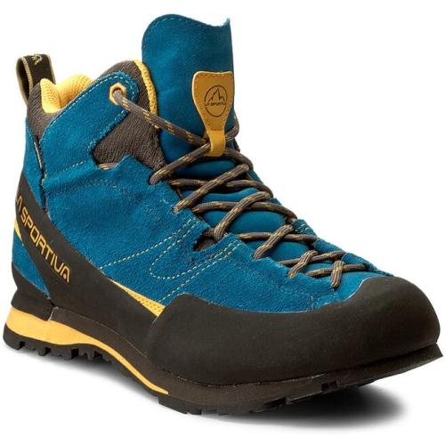 Παπούτσια πεζοπορίας La Sportiva Boulder X Mid Gtx GORE-TEX 17EBY Blue/Yellow