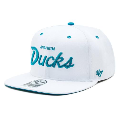Καπέλο Jockey 47 Brand NHL Anaheim Ducks Crosstown Pop '47 CAPTAIN H-CRSPP25WBP-WH White