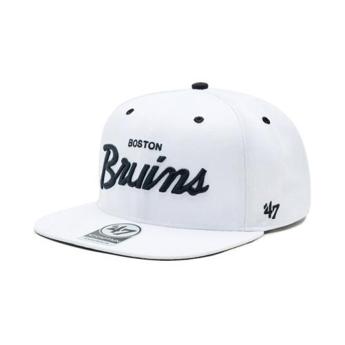Καπέλο Jockey 47 Brand NHL Boston Bruins Crosstown Pop '47 CAPTAIN H-CRSPP01WBP-WH White