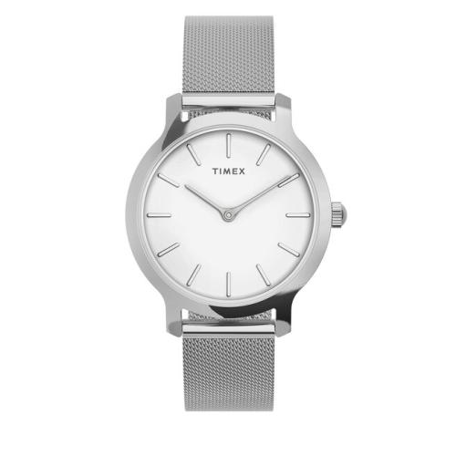 Ρολόι Timex Transcend TW2U86700 Silver/White