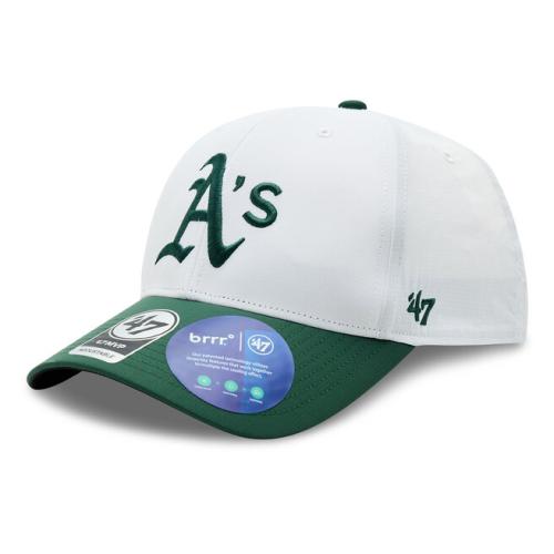 Καπέλο Jockey 47 Brand MLB Oakland Athletics Brrr TT Snap 47 MVP B-BRTTS18BBP-WH White