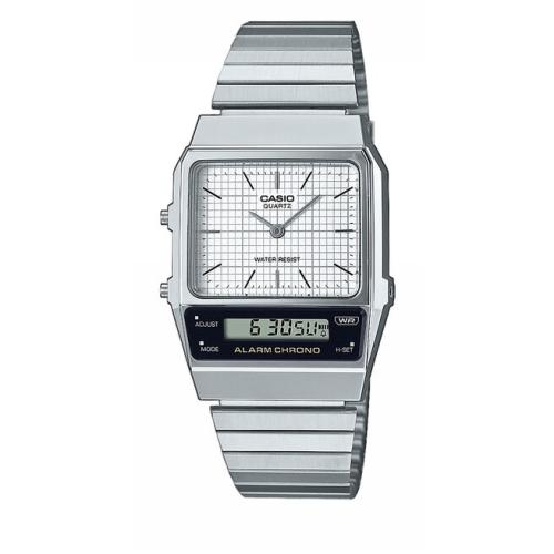 Ρολόι Casio AQ-800E-7AEF Silver/White
