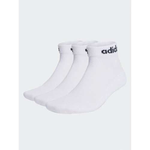 Κάλτσες Κοντές Unisex adidas Linear Ankle Socks Cushioned Socks 3 Pairs HT3457 white/black