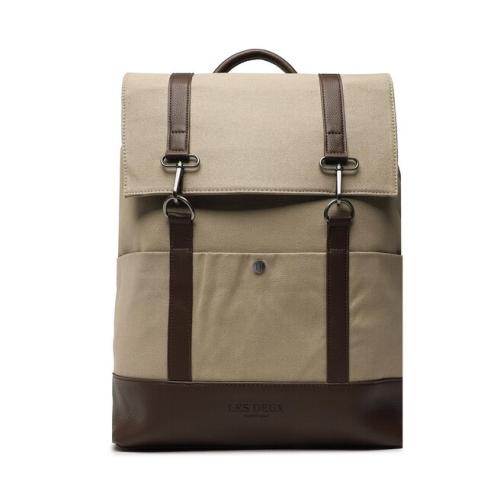 Σακίδιο Les Deux Warner Canvas Backpack LDM940036 Dark Sand/Coffee Brown 810844