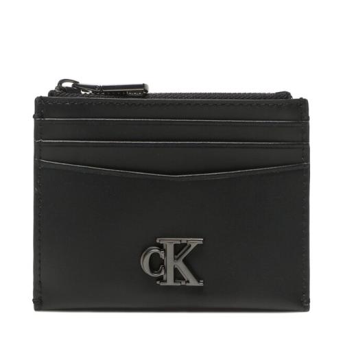 Θήκη πιστωτικών καρτών Calvin Klein Jeans Mono Hrdw Id Cardholder W/Zip K50K510715 BDS