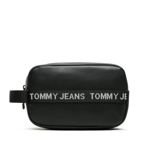 Τσαντάκι καλλυντικών Tommy Jeans Tjm Essential Leather Washbag AM0AM11425 BDS