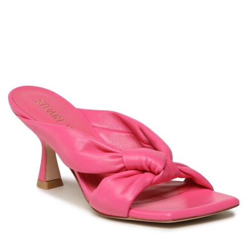 Παντόφλες Stuart Weitzman Playa 75 Knot Sandal S7073 Hot Pink