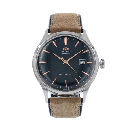 Ρολόι Orient Bambino RA-AC0P02L10B Navy/Brown
