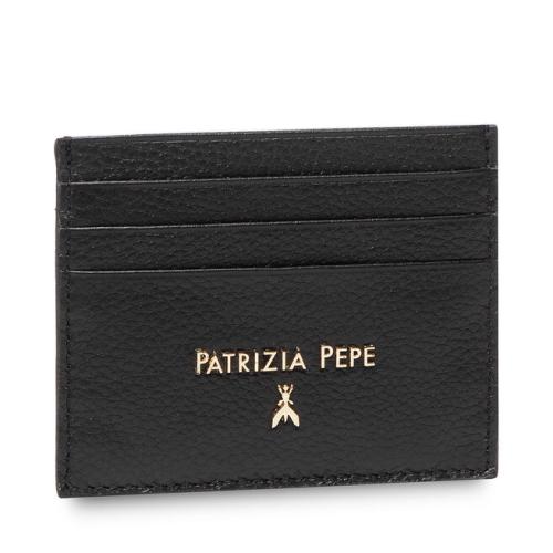 Θήκη πιστωτικών καρτών Patrizia Pepe CQ7001/L001-K103 Nero