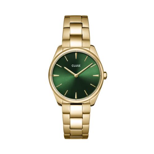Ρολόι Cluse Féroce Petite CW11217 Gold/Green