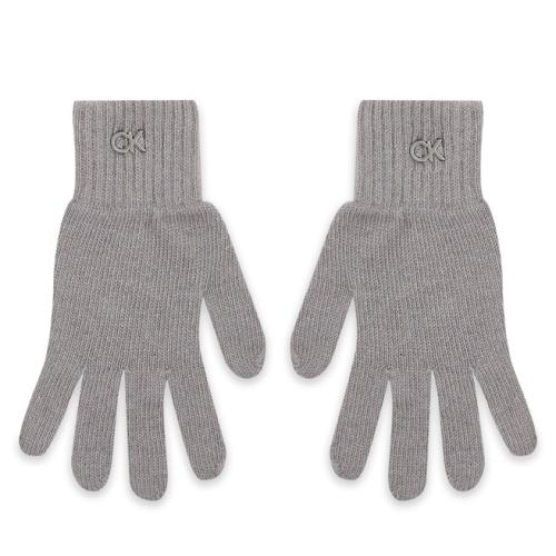 Γάντια Γυναικεία Calvin Klein Re-Lock Knit Gloves K60K611164 Mid Grey Heather P4A