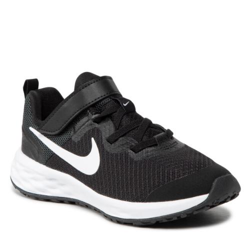 Παπούτσια Nike Revolution 6 Nn (PSV) DD1095 003 Black/White/Dk Smoke Grey