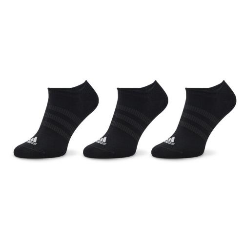 Σετ 3 ζευγάρια κοντές κάλτσες unisex adidas Twin And Light IC1327 Black/White