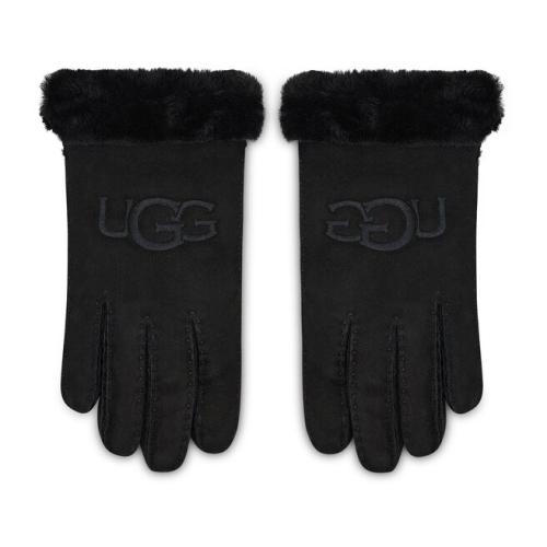 Γάντια Γυναικεία Ugg W Sheepskin Embroider Glove 20931 Black